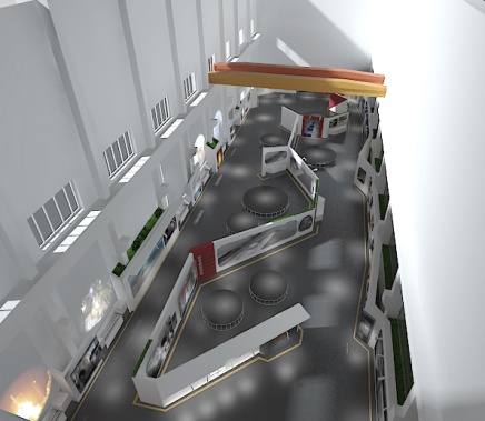 如何處理展廳的高規模空間